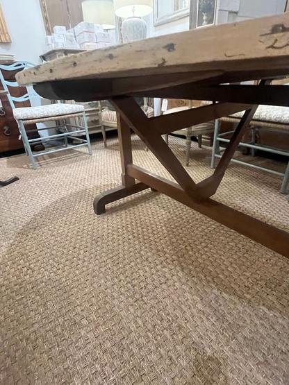 19th Century French Vendange Table