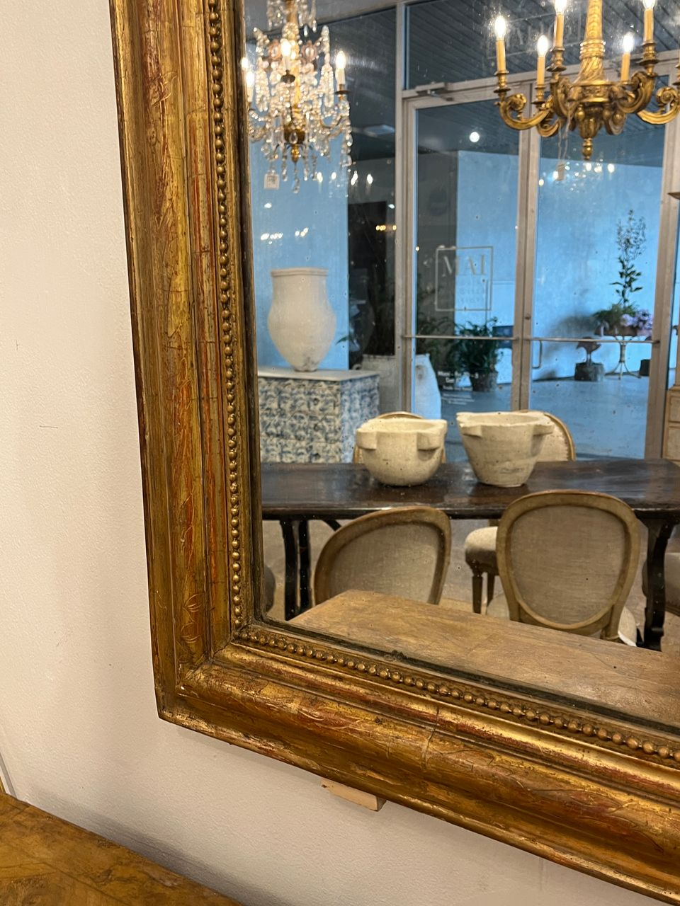 19th Century Giltwood French Mirror