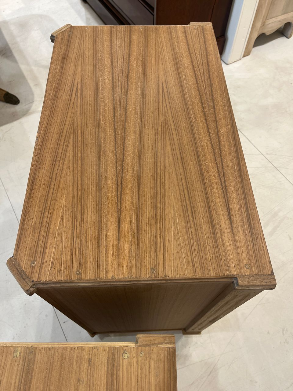 Pair of Bleached Bachelor Chests / Nightstands