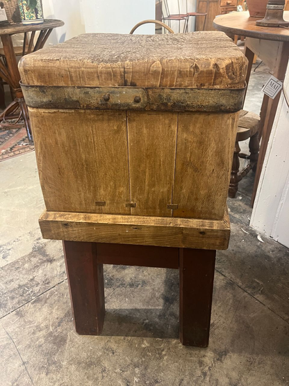 Antique Butcher or Chopping Block