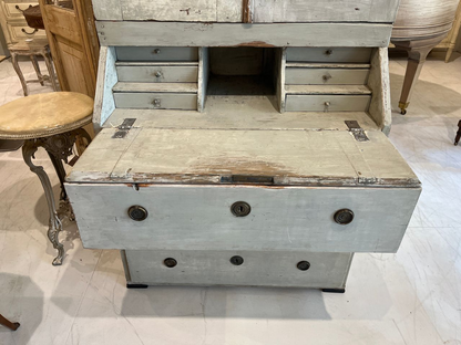 19th Century Swedish Rococo Style Secretaire