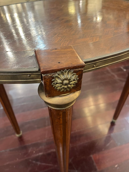 Louis XVI style Oval Side Table