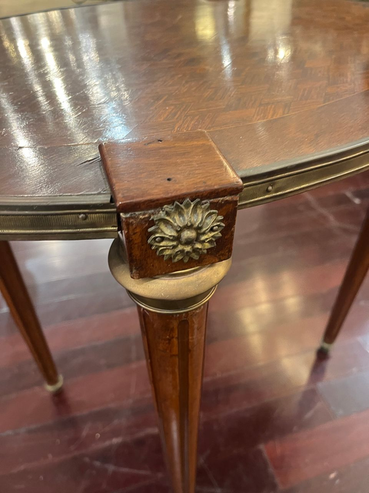 Louis XVI style Oval Side Table