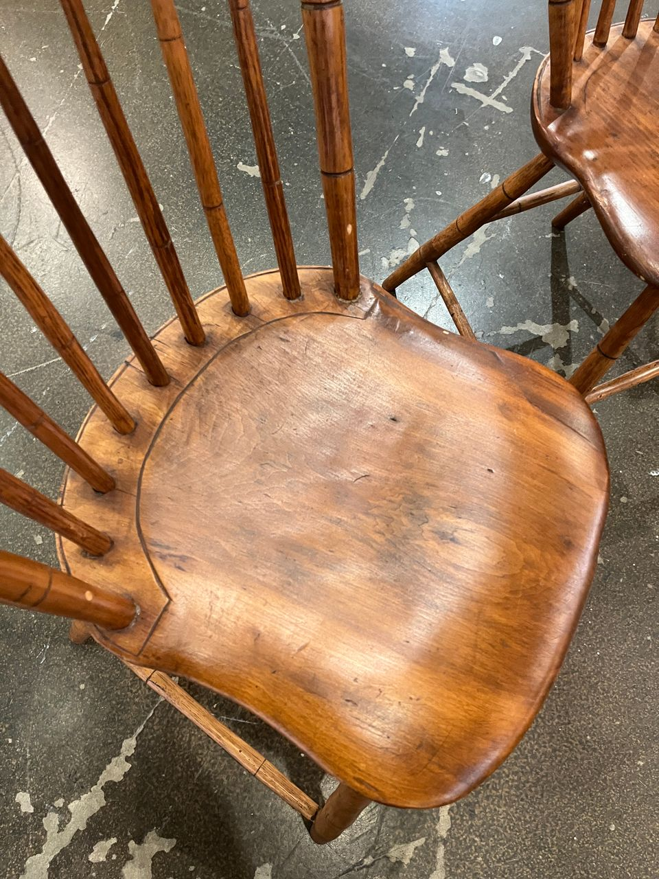 Pair 18th Century Birdcage Windsor Chairs