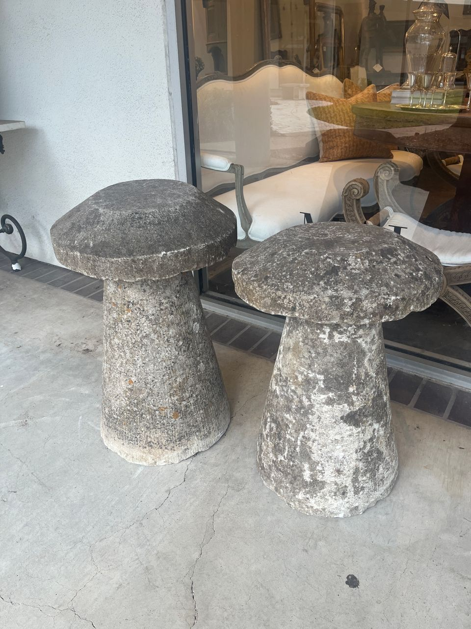Antique English Staddle Stones (4 available)