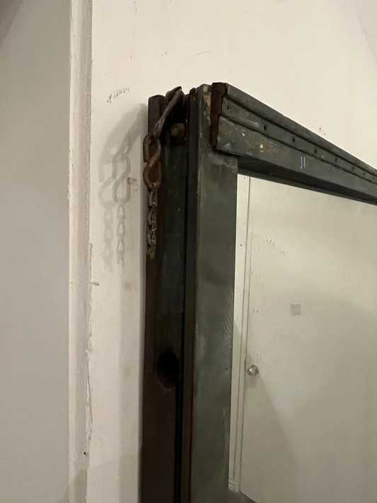 Repurposed NYC 5th Ave Copper Window Frame Mirror