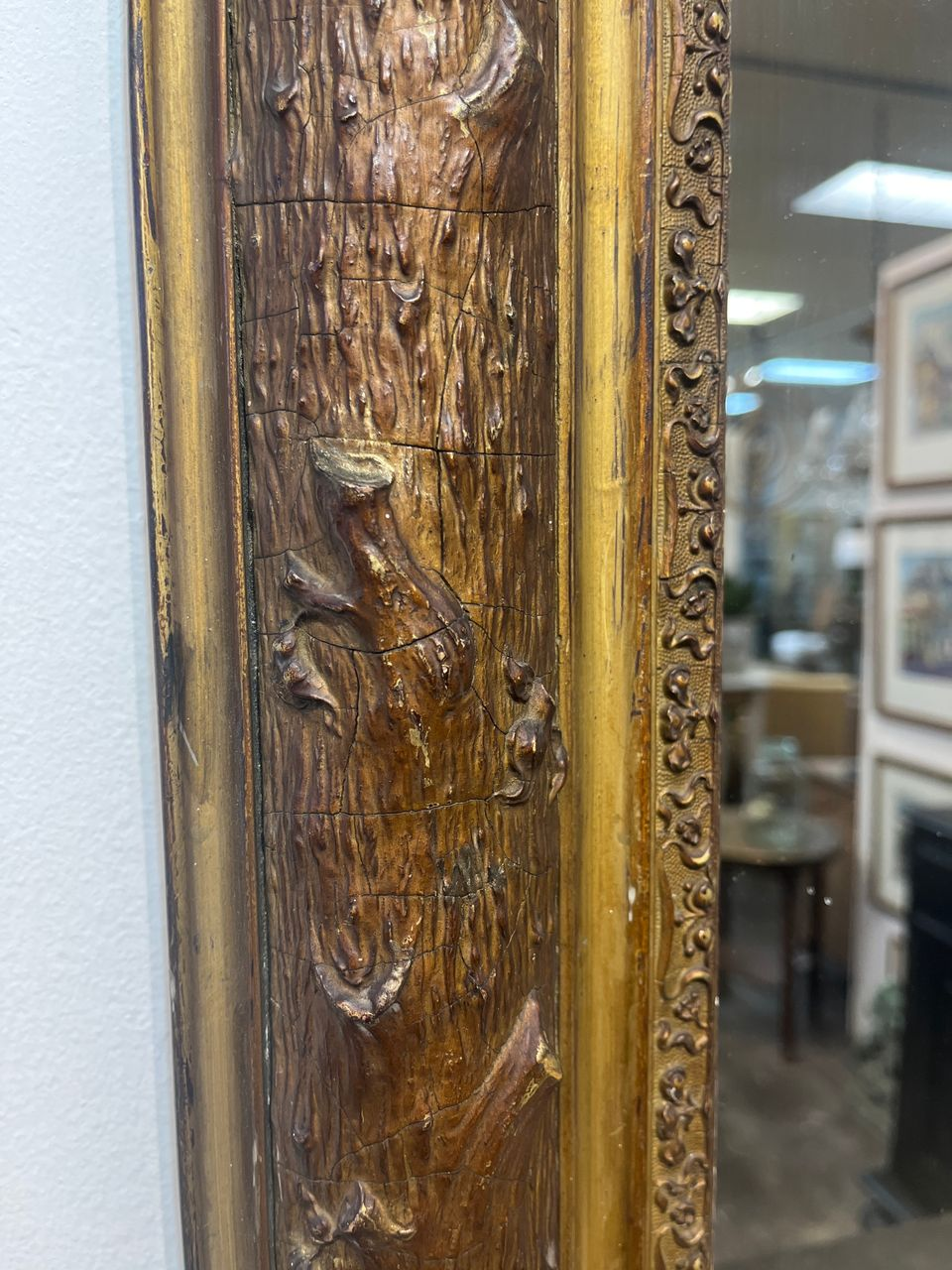 Louis Philippe Faux Bois style Mirror
