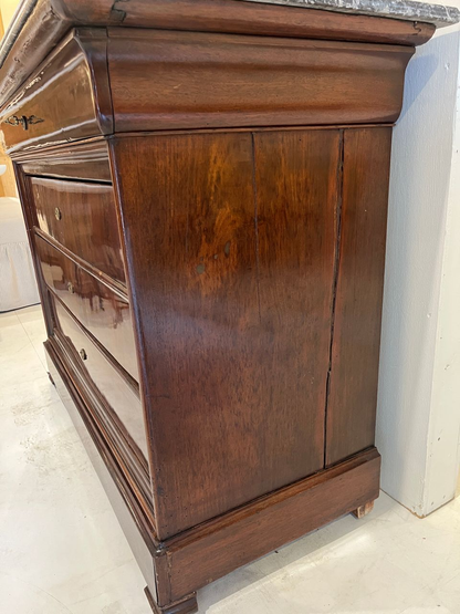19th Century Louis Philippe Mahogany Commode