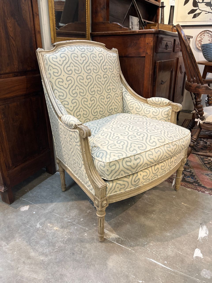 Louis XVI style Bergere Armchair