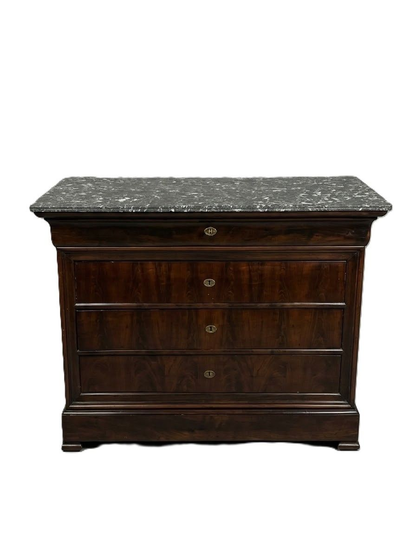 19th Century Louis Philippe Mahogany Commode