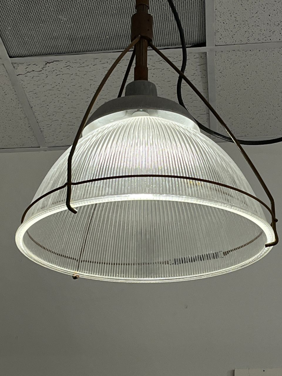 Industrial Modern Holophone Pendant Light