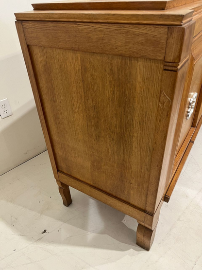 French Art Deco Buffet/Credenza/Bar in Oak