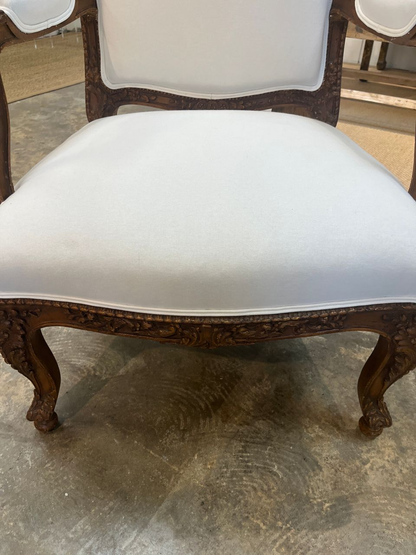 Louis XV style Fauteuil Armchair