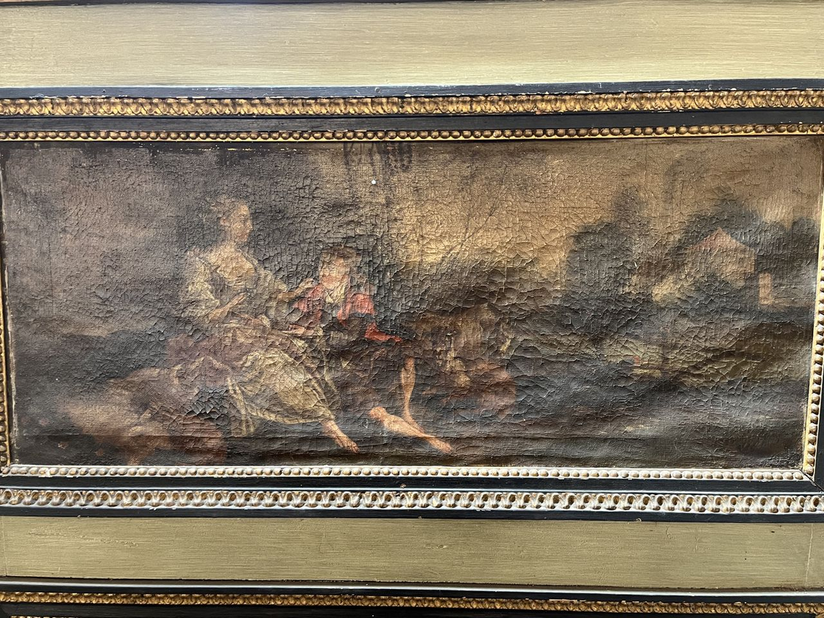 19th Century French Trumeau Mirror