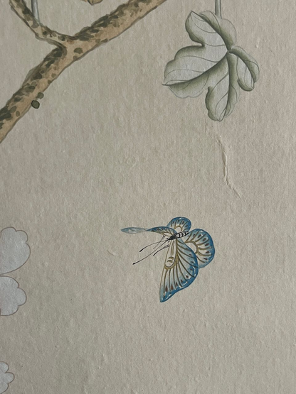 Vintage Chinoiserie Framed Panels (2 available)