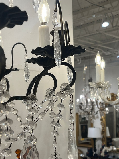 Large Italian Crystal Chandelier