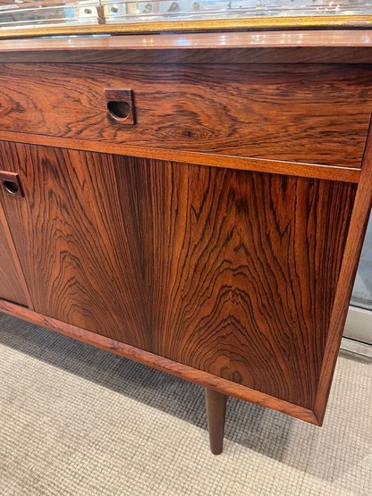Danish Mid Century Modern Rosewood Credenza