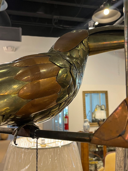 Sergio Bustamante Brass and Copper Toucan