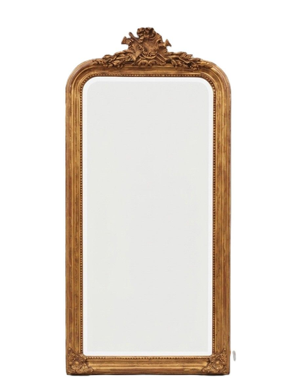 Tall Louis XVI style Giltwood Mirror