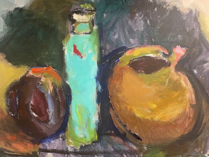 Colorful Oil on Canvas Still Life