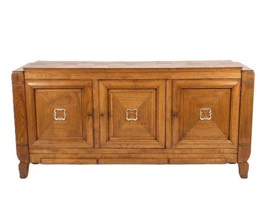 French Art Deco Buffet/Credenza/Bar in Oak