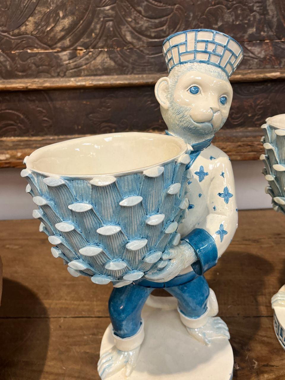 Palm Beach Monkeys Holding Artichoke Bowls
