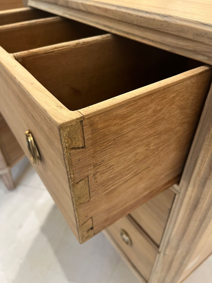 Pair of Bleached Bachelor Chests / Nightstands