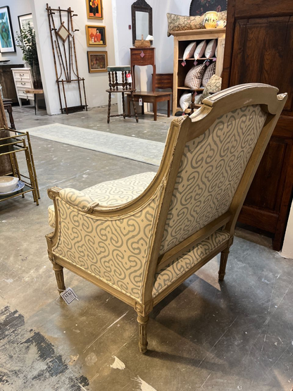 Louis XVI style Bergere Armchair