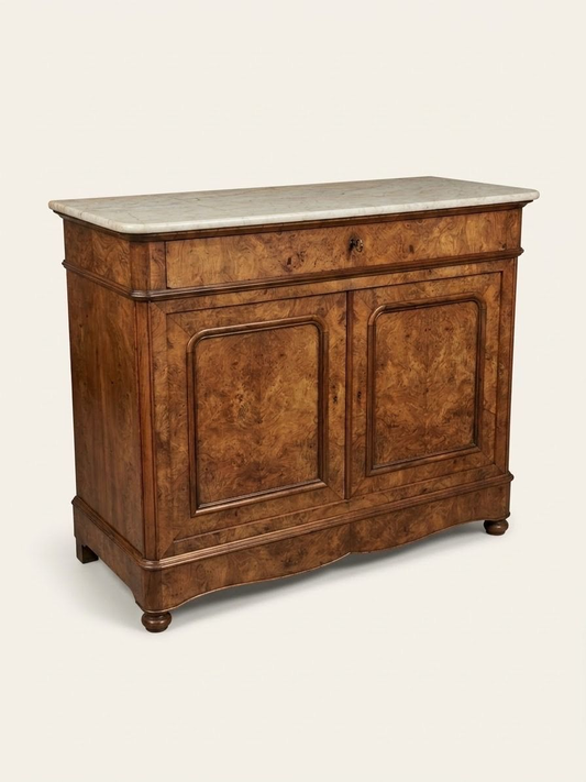 19th Century Marble Top Buffet