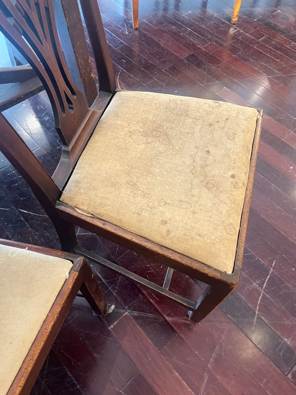 Set 8-18th Century English Mahogany Side Chairs