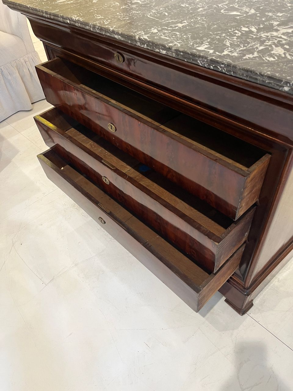 19th Century Louis Philippe Mahogany Commode