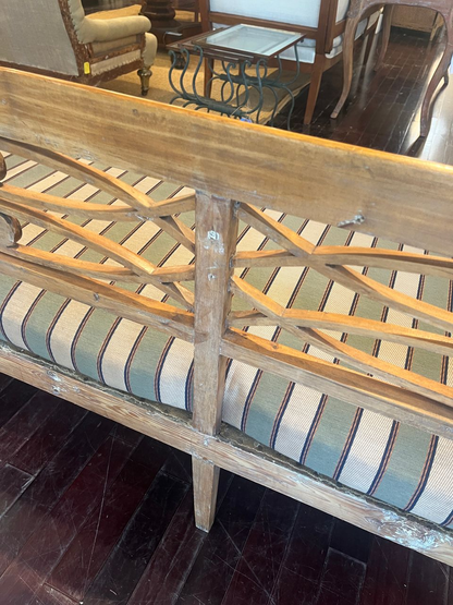 Swedish Gustavian Birch Settee