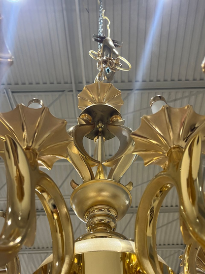 16 Bulb Hollywood Regency style Chandelier