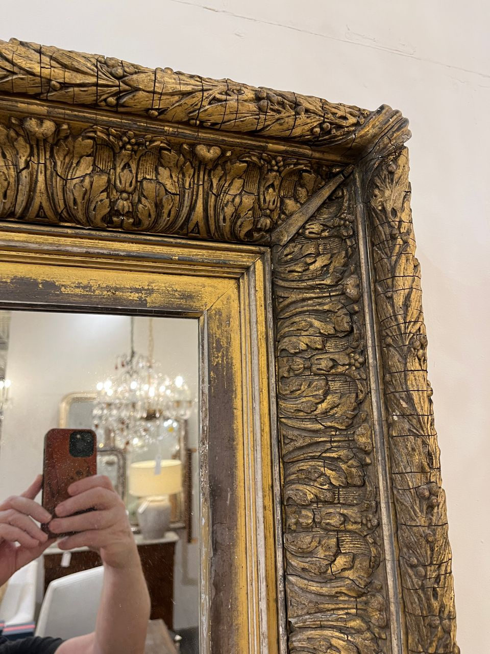 19th Century French Giltwood Mirror