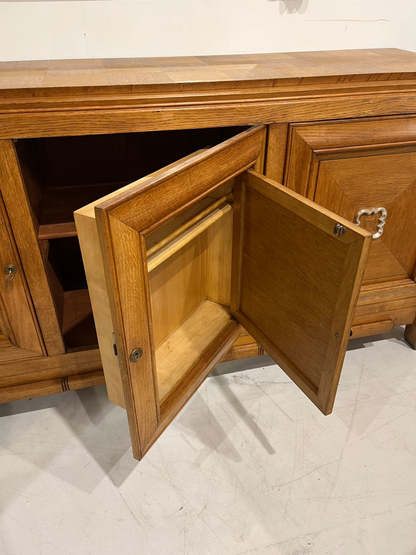 French Art Deco Buffet/Credenza/Bar in Oak