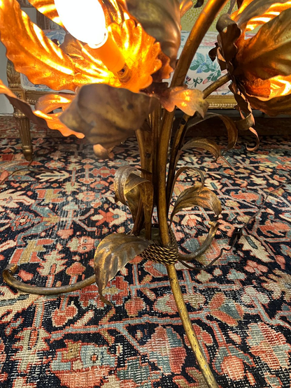 Pair Hans Kogl Hollywood Regency Lighted Tables