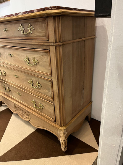 19th Century Louis XV style 4 Drawer Commode