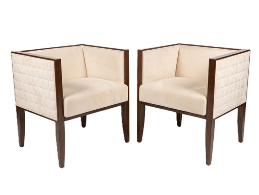 Pair of 80's Pietro Constantini Yale Armchairs