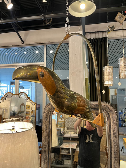 Sergio Bustamante Brass and Copper Toucan