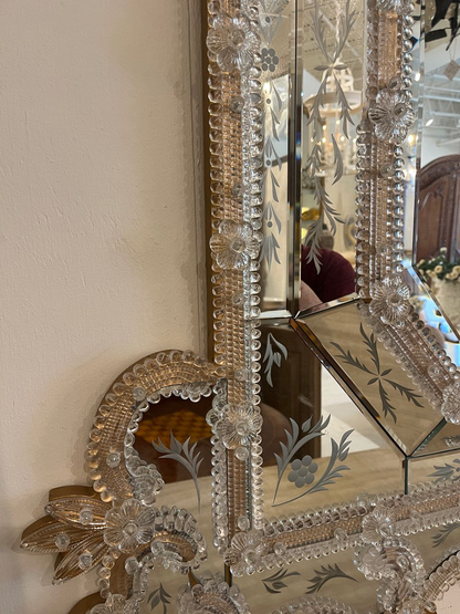 Vintage Italian Venetian Mirror