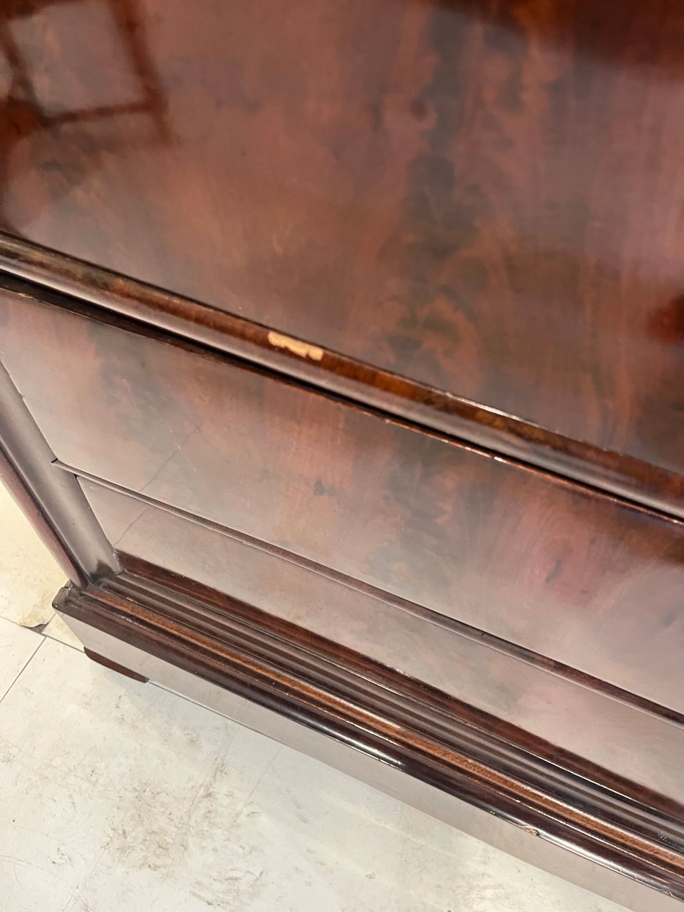19th Century Louis Philippe Mahogany Commode