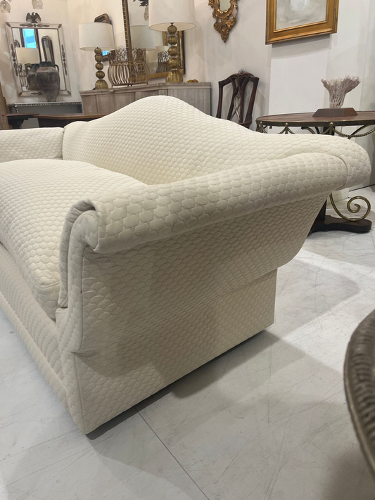 Graceful Vintage Sofa w/ New Pierre Frey Fabric