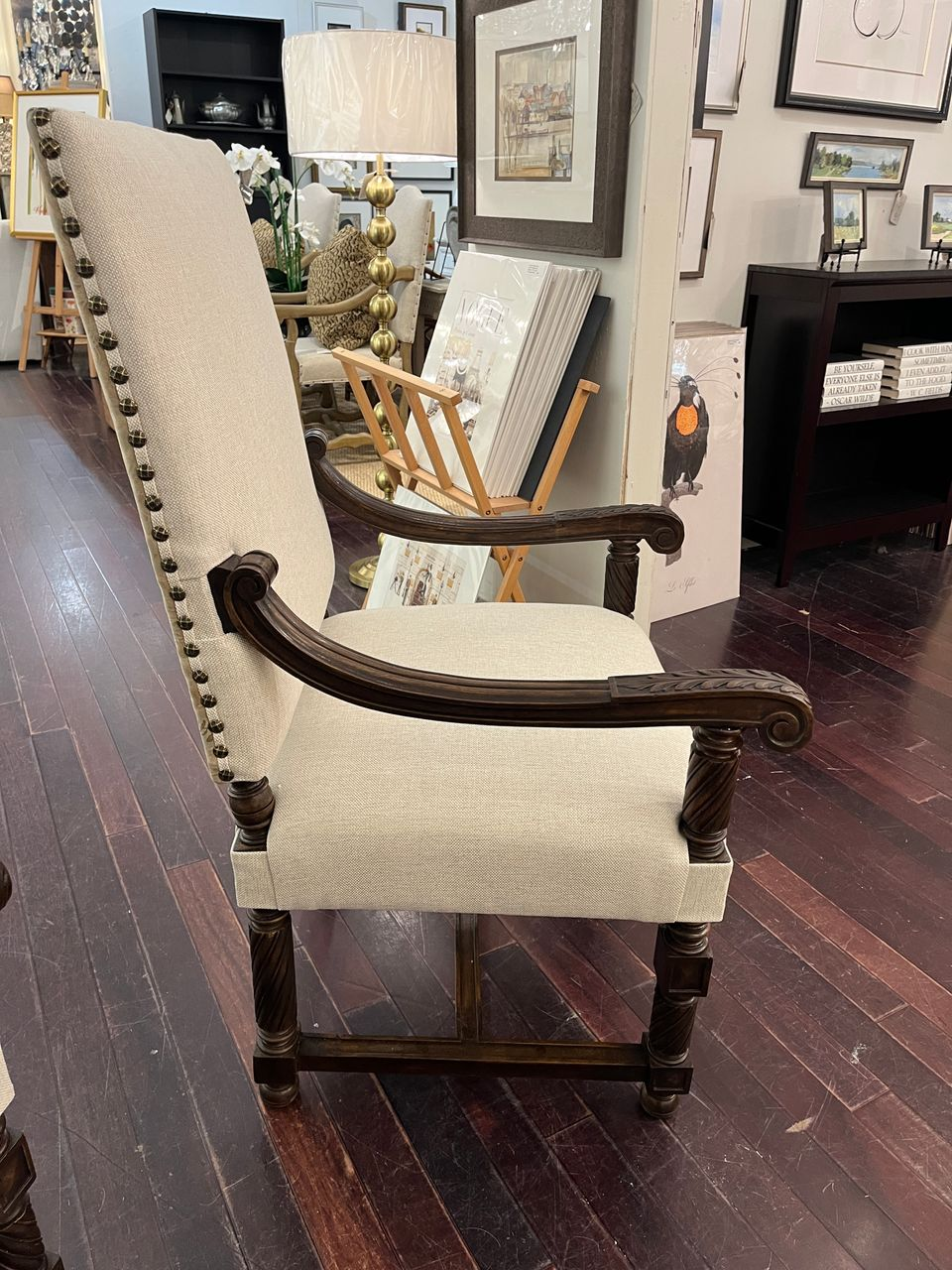 Pair of Louis XIII Baroque Armchairs
