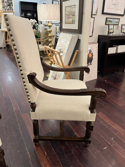Pair of Louis XIII Baroque Armchairs