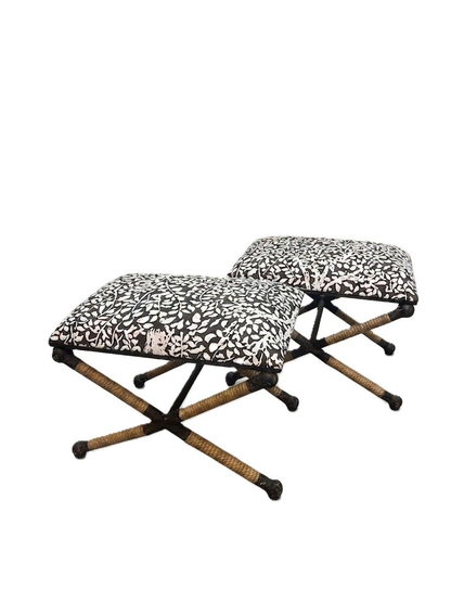 X-Base Footstool Ottoman Bench (2 available)