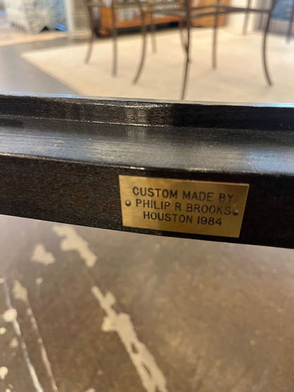 Antique English Gilt Tole Tray Table