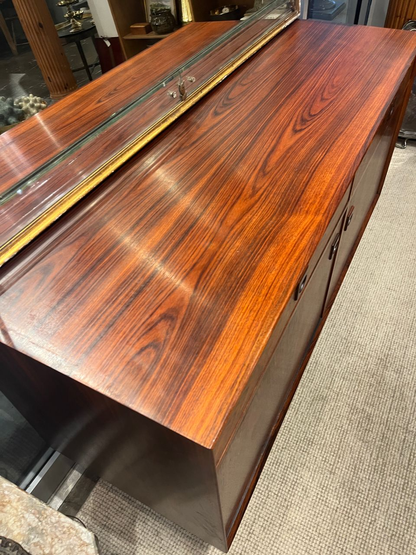 Danish Mid Century Modern Rosewood Credenza