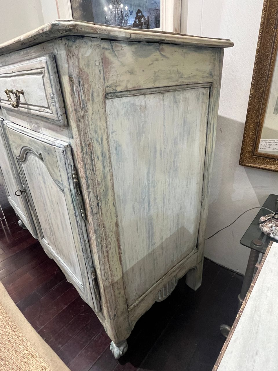 19th Century French Painted Buffet