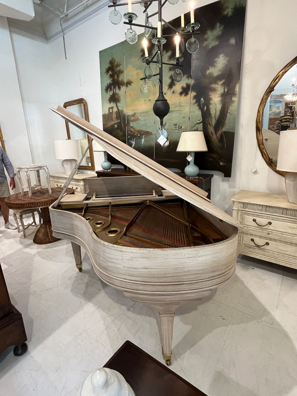 Antique Baby Grand Piano