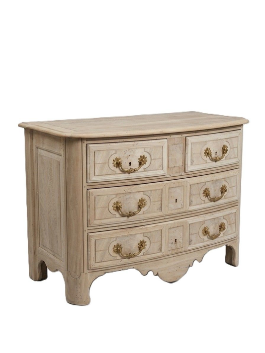 Louis XIV Style Curved Front Dresser